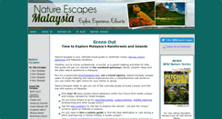 Desktop Screenshot of nature-escapes-kuala-lumpur.com